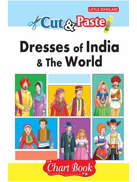 Little Scholarz Cut & Paste - Dresses Of India & World